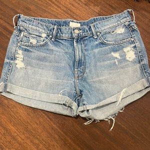 MOTHER jean shorts size 29